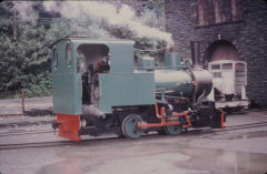 
Jung at the workshops, Llanberis Lake Railway, October 1974